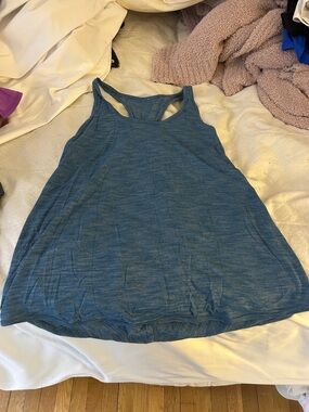 lululemon athletica Blue Racerback Swing Tank